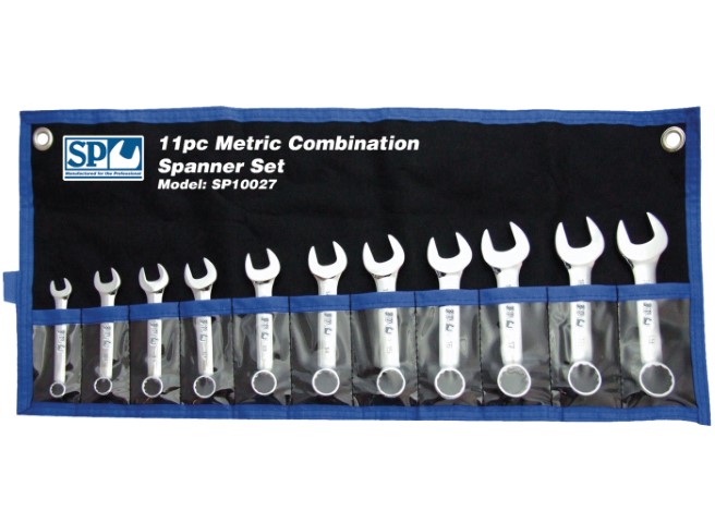 SP - SPANNER SET 11PC METRIC STUBBY ROE 